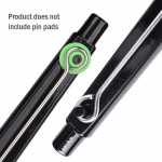 1 tk musta 3D-t&auml;toveeringu t&auml;toveeringuga k&auml;sitsi pliiats