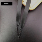 Siidist kingapaelad Satiinpael Lamedad kingapaelad Naiste tossude pael Saapapaelad kingade jaoks Pikkus 80CM 100CM 120CM 150CM 80cm must