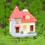 Dekor Vaikornament Miniatuurne Haldjaaia Maja Villa Miniatuurne Maastik Bonsai Dekor V&auml;ljas DIY Nukumaja Dekoratsioon