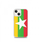 Coque T&eacute;lephone Drapeau Birmanie &ndash; iPhone 13 mini