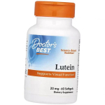 Luteiin ja Zeaksantiin, Luteiin 20, Doctor's Best 60 pehmet kapslit (72327029) 60softgels