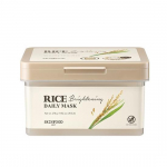 SKINFOOD Rice Brightening Daily Sheet Mask &ndash; 30pcs | Hydrating & Pore-Care Mask for Radiant Skin
