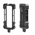 Kaamera puur Cnc alumiiniumsulamist kaitseraam, mis &uuml;hildub Insta360 X3 panoraamkaameraga