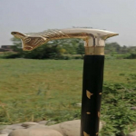 Antiikstiilis Viktoriaanlik Vanaaegne Disainer Messingist K&auml;epidemega Kepp Puidust Jalutuskepp M aero