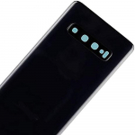 Tagakaane klaasi asenduskorpuse uks koos raami objektiiviga Samsung Galaxy S10 jaoks