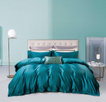 50S Puuvillane Satiin &Uuml;hev&auml;rviline Brokaatkangas Tekikott ja Voodilina Hotellikollektsioon