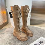 Jalatsid n&ouml;&ouml;riga kingad naistele platvorm naiste paeltega saapad valged pikad talvised p&otilde;lved k&otilde;rge varrega soodusm&uuml;&uuml;k Kuum stiilne gooti 40