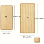 Naturaalne sisalist kassikraapimismatt Kassi kriimustusmatid Horisontaalsed kassip&otilde;randa kraapimispadjavaibad, kaitsvad diivanid ja vaibad XS（old）