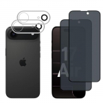 Verre Tremp&eacute; Anti Espion pour iPhone 17 AIR et Protection Cam&eacute;ra [Pack 2] Film Vitre Protection Phonillico&reg;
