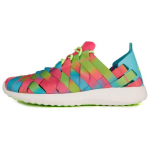 Nike Juvanate Woven Premium Naiste Tennised Mitmev&auml;rvilised Gamma-Sinine Roosa-Plahvatus-Elektri-Roheline 833825-400 36