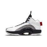 Air Jordan 35 GS Valge Must Laste tossud &Uuml;likoolipunane Metallh&otilde;be CQ9433-101 36