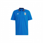 Adidas Itaalia Meeskond Vabaaja Spordi Polo S&auml;rk L&uuml;hikeste Varrukatega Meeste Topid Sinine HT2181 S