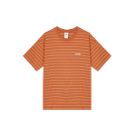 Nike triibuline &uuml;mmarguse kaelusega vabaaja l&uuml;hikeste varrukatega T-s&auml;rk meestele Oranž FB8130-246 XXL