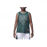 Jordan Laste hingavast v&otilde;rgust varrukateta vest Laste topid Oks&uuml;deeritud-roheline DX8461-366 XL