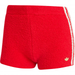 Adidas Originals Premium T&auml;iskootud K&uuml;lgriba Elastne V&ouml;&ouml;koht Kootud Vabaaja L&uuml;hikesed P&uuml;ksid Naiste L&uuml;hikesed P&uuml;ksid Punane IX0941 XS