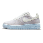 Nike Air Force 1 Crater Flyknit GS Valge Chambray Sinine Laste tossud Kreemikas Volt Must DH3375-101 40