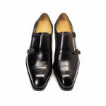 Moodsad Luksuslikud Ehtsad Nahast Kahe Pandlaga Monk Strap Formaalne Jalan&otilde;u Meestele Klassikaline Cap Toe &Auml;ri Kontori Pulma Kleidi Jalan&otilde;u 7 must