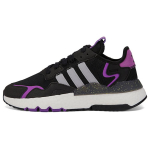 Adidas Originals Nite Jogger V&otilde;rknahast Jooksukingad Mugavad Vastupidavad Madalad Vabaajaketsid Naiste ketsid Must Lilla FX6903 36⅔