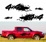 4 tk 4x4 maastikuauto kleebis Ford Ranger Raptor F150 Mitsubishi L200 Isuzu Dma Nissan NAVARA Toyota Hilux pikapi tarvikutele