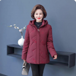 Talvised uued puuvillased riided naiste keskmised ja pikad Korea versioon Liibuvad puuvillase polsterdatud riided Paksendatud soojad ja mitmek&uuml;lgsed naiste jakid XL