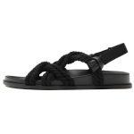 Zara Avatud Varb Vintage K&ouml;ieDetailiga Rihmaga Sandaalid Meeste Sandaalid Must 2751520800 41