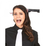 Accessoire - Couteau sanglant Halloween punane
