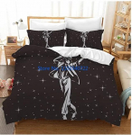 Academia Michael Jackson T&auml;ht Tekikott Komplekt 3D Prindiga Tekikoti Kate Voodipesu Poisi T&uuml;druku Voodipesu Komplektid Magamistoa Dekoor Child 120x150cm