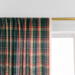 Valmis kardinad j&otilde;uluroheline ruuduline retro v&auml;ike aken k&ouml;&ouml;gikardin poolpimendav h&otilde;ljuv kardin Height 45 * Width 132cm