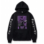 Jaapani Anime Saagimees Reze Tr&uuml;kitud Kapuutsiga Meeste Naiste Vintage Kapuutsid Levinud Streetwear Harajuku Unisex Dressipluusi Topid M