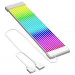 5V 3-pin ARGB s&uuml;nkroniseerimine PC kaablipikendused 8-pin 24-pin PSU jaoks painduva LED-riba valgusega DIY komplekt kohandatud ehituste jaoks