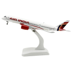 Repliik Valatud Air India Airlines 20cm A350 Mudel 350 Metallist Lennuk Lennuk Lennuk Sulamist Materjal 1:400 Mudelm&auml;nguasi punane/valge
