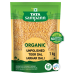 Tata Sampann Orgaaniline Poleerimata Toor Dal Arhar Dal 1 kg Valgurikas Looduslikud kaunviljad Tervislikeks Toitudeks