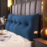 Kolmnurkne Suur Seljatoe Nimmepiirkonna Tugevduspadja - &Uuml;hev&auml;rviline Diivani ja Voodi Padi 80*50*20 cm