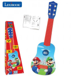 Lexibook - Ma Premi&egrave;re Guitare Super Mario - 53 cm - Guide d'apprentissage inclus sinine