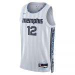 Nike NBA FW25 Pilt Morant Memphis Grizzlies City Edition Mugav Pehme Nahas&otilde;bralik &Uuml;mmarguse Kaelusega Kampsun Korvpallivorm Meeste vorm HM5986-104 2XL