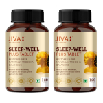 Jiva Maga H&auml;sti Tabletid 500mg 120 tabletti X 2 pakki looduslikuks rahulikuks uneks ja n&auml;rvis&uuml;steemi toetuseks