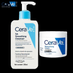 CeraVe Salits&uuml;&uuml;lhappega Puhastaja & Niisutav Kreem Komplekt
