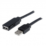 C&acirc;ble d'extension USB 2.0 actif 20 m - STARTECH.COM - USB2AAEXT20M - Noir - Blind&eacute; - Rallonge de c&acirc;ble USB