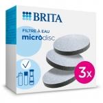 BRITA kassett - MiscroDisc - 3 filtri pakend - 1 filter = 1 kuu filtreerimist valge