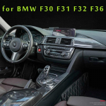 LHD Car Styling Carbon fiber Center Console Air outlet Panel Cover Trim Stickers frame For BMW F30 F31 F32 F34 F36 G