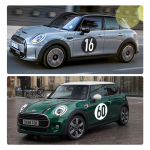 Auto ukse k&uuml;lje number kohandatud kleebis seelikukleebis dekoratsioon MINI Cooper One Countryman F55 F56 F60 R55 R56 R60 jaoks Number 37