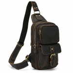 Vintage Crazy Horse veisenahast meeste rinnakott Retro spordikott Vabaaja crossbody kott &Otilde;lakott Kerge v&auml;litingimustes igap&auml;evakott meestele