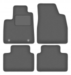 Dywaniki samochodowe welurowe grafitowe do: MG 3 Hybryda + (2024-)
