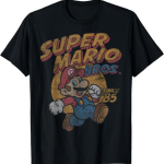 Super Mario Bros. Alates '85 Vintage Plakati T-s&auml;rk S mitmev&auml;rviline