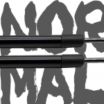 2pcs Rear Tailgate Damper for Suzuki Vitara (LY) 2015-present SUV WITH SPRING Trunk Boot Gas Struts Lift support NORMAL BLACK