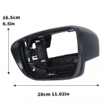Tahavaatepeegli raami hoidiku korpus Nissan J11 X-trail T32 2014 2015 2016 2017 2018- jaoks Raam Peegli k&uuml;lg Auto lisatarvikud 1pc left