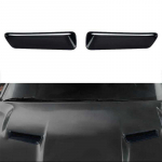 Hood Scoop Air Vent Outlet ert Cover Trim Black Plastic Fit for Dodge Challenger 2015 2016 2017 2018