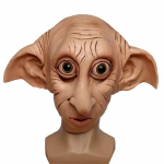 Dobby mask Halloweeni peoks, Cosplay rollim&auml;nguks - Naljakas p&auml;kapiku t&auml;ispea mask, ideaalne temaatilisteks &uuml;ritusteks, lisab teie riietusele l&otilde;bu beež