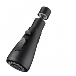 Universaalne 360&deg; p&ouml;&ouml;ratav k&ouml;&ouml;gisegisti pikendus aeraator plastikust pritsmefilter k&ouml;&ouml;gi kraanikausi segisti mullitusotsik must