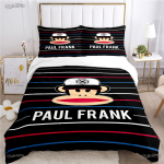 Armas P-Paul F-Frank Multikas Anime Tekikate Naljakas Kawaii Voodipesu Komplekt Pehme Tekikate Ja Padjap&uuml;&uuml;rid &Uuml;he/Kahekohaline/Queen/King EU Single(135*200cm)3pcs